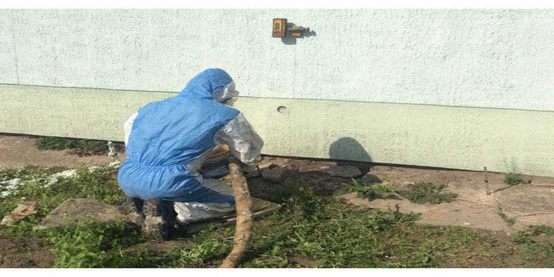 Wzmocnienie fundamentu w Liężnie